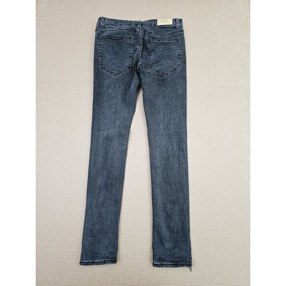 MNML Jeans Mens Size 34x32 Dark Gray Slim Fit Denim Casual - Picture 7 of 15